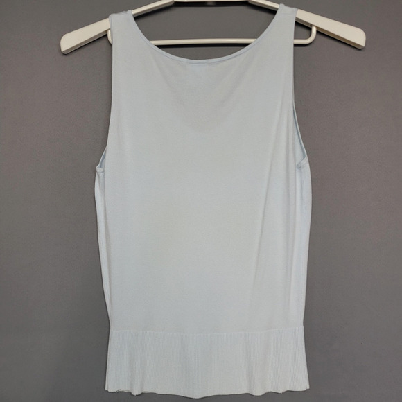 Old Navy Sweater Tank Womens Medium Lot of 2 Blue Pink Perfect Fit Knit V Neck - Picture 6 of 11